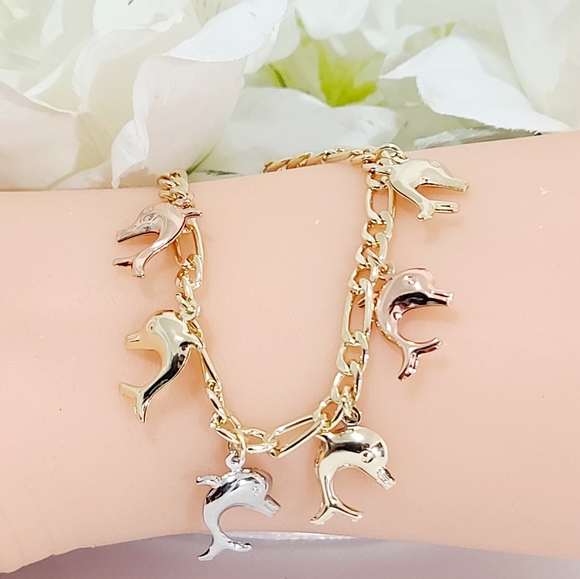 Dolphine Bracelet 18k Gold Plated - Picture 2 of 5
